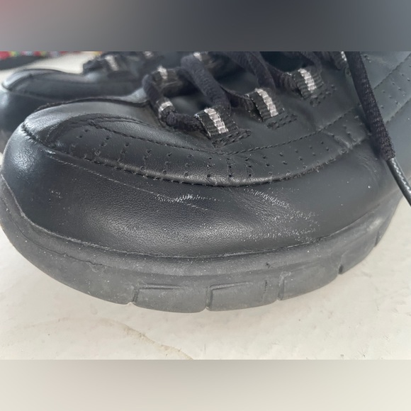 Black Skechers Work Slip Resistant Shoes - Picture 8 of 8